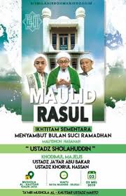 Adapun contoh pamflet yang diantaranya seperti: 48 Pamflet Pengajian Mawlid Rasul Mejelis Burdah Ideas Movie Posters Baseball Cards Broadway Shows