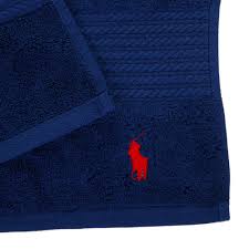 Neiman marcus is taking up to 45% off select ralph lauren greenwich towels for a limited time. Buy Ralph Lauren Home Player Towel Navy Hand Towel Amara