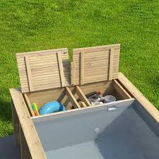 Piscine Pool N Box Procopi En Bois Avec Coffre Et Filtration Integre 5 X 2 M