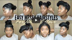 African american short relaxed red mohawk hairstyle with two shades of coloring. 8 Quick Easy Natural Hairstyles For Type 4 Ladies In 2021 Natural Hair Styles Easy Natural Hair Styles Cute Natural Hairstyles
