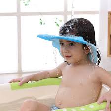 Baby dandruff is common a common skin condition in newborns and is no cause for concern. Buy Baby Shower Cap Bath Wash Shampoo Shield Visor Bathing Tub Head Hair Rinser Hat Protection Kids And Toddler Blue Online In Turkey B07mhgcbn4