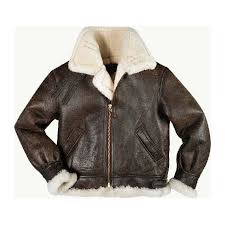 Veste en mouton retourné in english. Blouson B3 Cockpit Usa