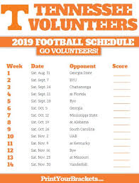 2019 Vols Football Schedule Courageous Christian Father Tennessee Volunteers Football Tennessee Volunteers Tennessee Football Schedule