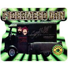 With cheech marin, tommy chong, strother martin, edie adams. Cheech Chong Fiber Weed Van Decal Old Glory