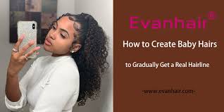 Lasered off my baby hairs, for example, falls solely in her circle in our hypothetical venn diagram. How To Create Baby Hairs To Gradually Get A Real Hairline Evan Hair