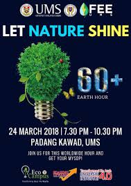 Earth hour, which started in australia in 2007, is set to be observed by millions of supporters in 187 countries, who will turn off their lights at 8.30pm local time in what organisers dubai, march 24, 2018: Program Earth Hour Ums 2018
