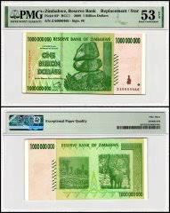 Image result for zimbabwe billion dollar note