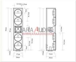 Skema box speaker/ box schema. Skema Box Speaker 6 5 X4