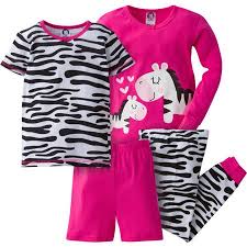 Upc 047213966730 Gerber Baby Toddler Girl Mix N Match Cotton Pajamas 4 Piece Upcitemdb Com