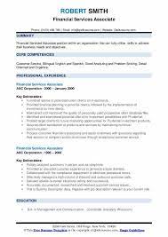 The job description of the customer service associate involves providing first line support to customers, and as such the person to perform this role ought to. Financial Services Associate Resume Samples Qwikresume