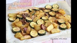 Contorno di zucchine al forno. Contorno Di Patate E Zucchine Cotte Al Forno Croccanti E Gustose Youtube