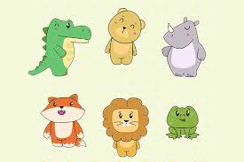 Cute Animal Forest Graphic By Goldenflower Creative Fabrica Cute Animals Animals Cute Characters