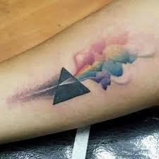 There S Someone In My Head But It S Not Me There S Someone In My Head But It S Not Me Rainbow Tattoos Prism Tattoo Stripe Tattoo