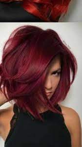 Whether you have short or long hair, dark red is a nuance that will make you stand out. Dark Red Hair Colour Short Hair Novocom Top