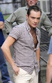 By katie berrington27 june 2017. Ed Westwick Ed Westwick Photos Chuck Bass On Set With Penn Badgley Zimbio