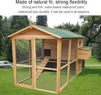 Amazon.com: ACIYD Gallinero Villa Casa de aves de corral ...