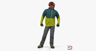 Rock Climber Winter Hiking Gear Rigged 3d Rock Climbers Winter Hiking Winter Hiking Gear