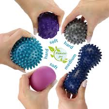 Massage balls set of 5 in different degrees of hardness | Alpidex.com