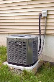 As the whether is going to get hotte. A Residential Central Air Conditioning Stock Image Colourbox