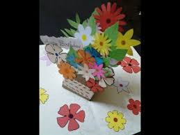 If you chose to make a larger card for more than one flower, you will need to cut two slits for each flower you include. How To Make Pop Up Gift Box Of Flowers Card Tutorial For Beginners 5 Pop Up Flower Cards Pop Up Flowers Flower Cards