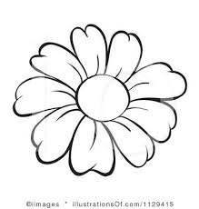 White Flower Outline Clipart Tulip Flower Outline Clipart Flower Line Drawings Easy Flower Drawings Printable Flower Pattern