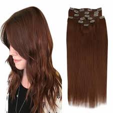 Import quality 100 human hair extension supplied by experienced manufacturers at global sources. Generic Sunny Clip In Hair Extensions Human Hair 12 Inch 33 Auburn Hair Extensions Clip In Human Hair Double Weft Auburn Clip In Human
