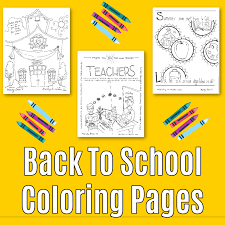 Click on an image below to go to the back to school coloring page. 6 Back To School Coloring Pages Free Pdf Printables For 2020