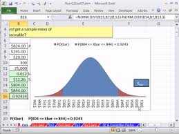 Learn how to use excel 2010 to calculate the mean (or average) and standard deviation of a range of data. Excel 2010 Statistics 69 Probability That Sample Mean Occur W Given Margin Of Error 3 Examples Youtube
