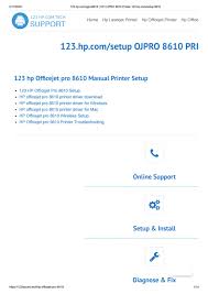 Install printer software and drivers; 123 Hp Com Ojpro8610 Hp Ojpro 8610 Printer 123 Hp Com Setup 8610 By 123hpcom Tech Issuu