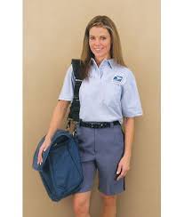 Women S Letter Carrier Shorts Women S Uniforms Uniform Fashion Women
