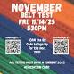 NOVEMBER BELT TEST 11/14 — West Coast Martial Ar... event in Reno, NV