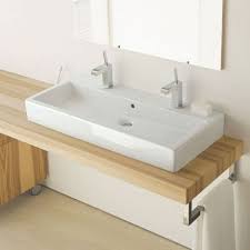 Vero Vasque A Poser 100 Cm Avec 2 Trous De Robinets Vasque A Poser Agencement Salle De Bain Idees Salle De Bain