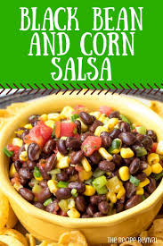 Black Bean And Corn Salsa Recipe Black Bean And Corn Salsa Recipe Homemade Beans Best Appetizer Recipes Food Recipes