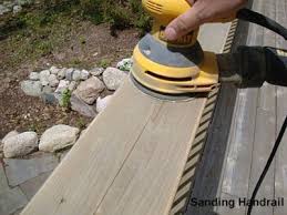 How To Sand Your Wood Deck Like A Pro Before Refinishing Diy Deck Wood Deck Sanding A Deck