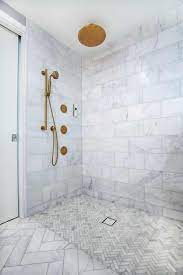 Bathroom Remodel Marble Tile Bathroom Shower Floor Tile Remodel