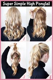 Simple and sleek poofy ponytail. Popular High Ponytail Hairstyle Ideas For Fast And Easy Hair In The Morning When Runni Ponytail Hairstyles Tutorial Ponytail Hairstyles Easy Medium Hair Styles
