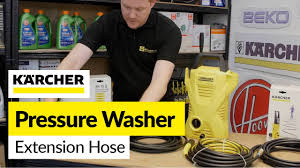 I put everything in the basement over the winter. Karcher Pressure Washer Extension Hoses Youtube
