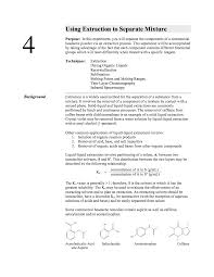 Solved Make A Flow Chart For The Extraction Of The Experi