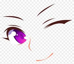 Purple Eyes Smile Wink Anime Girl Eyes Winking Free Transparent Png Clipart Images Download Browse thousands of anime emoji to use on discord or slack. purple eyes smile wink anime girl