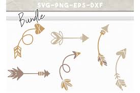 Free Arrow Bundle Svg File Handdrawn Tribal Arrows Boho Arrow Clipart Crafter File Download Free Svg Files Creative Fabrica