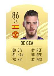 De gea rating is 86. Fifa 21 Premier League Goalkeepers Detailed Guide