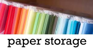 Making your own stationary is the best way to share your creativity with all your favorite peeps. Paper Storage Craft Organization Youtube