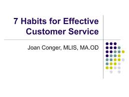 7 habits for effective customer service