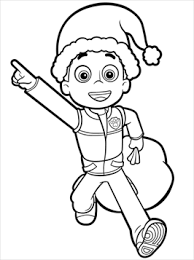 The main characters of this cartoon series is ryder. Kids N Fun Com 15 Coloring Pages Of Paw Patrol Christmas