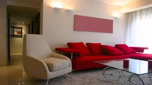 ديكورات غرف جلوس باللون الاحمر Youtube