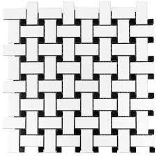 The tile we chose is a wonderfully warm stone that comes from jerusalem! Basketweave Glazed Ceramic Mosaic Floor And Wall Tile