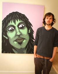 Artist inspired by comic books showcases his work