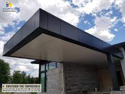 Vertical siding lends charm to small spaces and a contemporary feel or a dramatic sense of height when used on your home's entire exterior. Huge Veranda Fire Rated Black And White Acm Panels Aluminum Composite Panel In Toronto