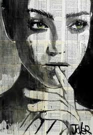 Black And White With One Color Drawing Undine Drawing Loui Jover Art Artwork Saatchi Art