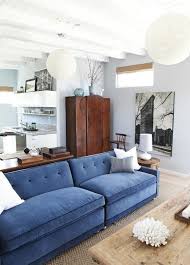 Blue Couch Home Home Living Room Home Decor